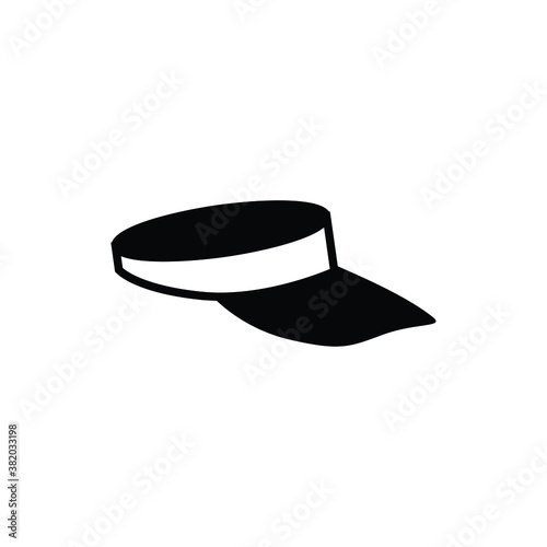 Sport cap icon vector isolated on white, logo sign and symbol. 