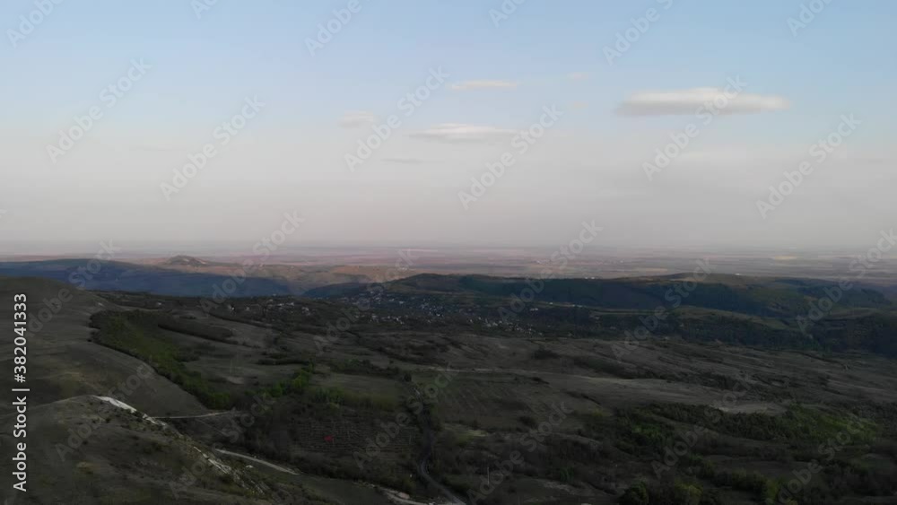 Drone filming over the hills Drone filming over the hills
