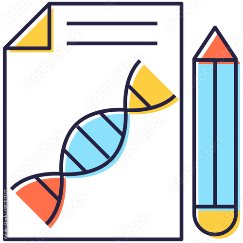 Dna Report Vector 