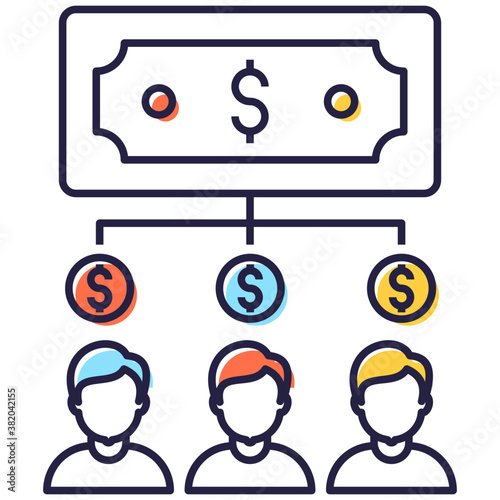 Shareholder Flat Vector 