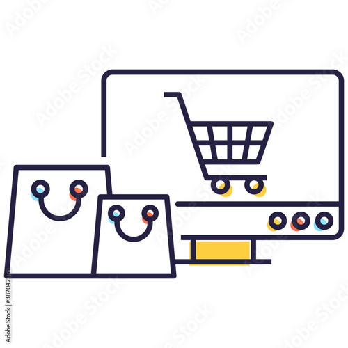 Online Shopping Vector 