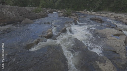 rawdon cascades quebec canada waterfall photo