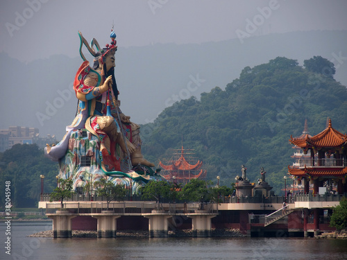 Sunny view of the Zuoying Yuandi Temple photo