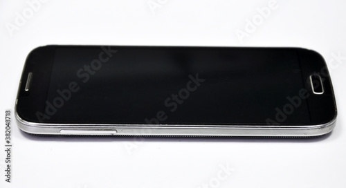 Mobile phone isolated on white background