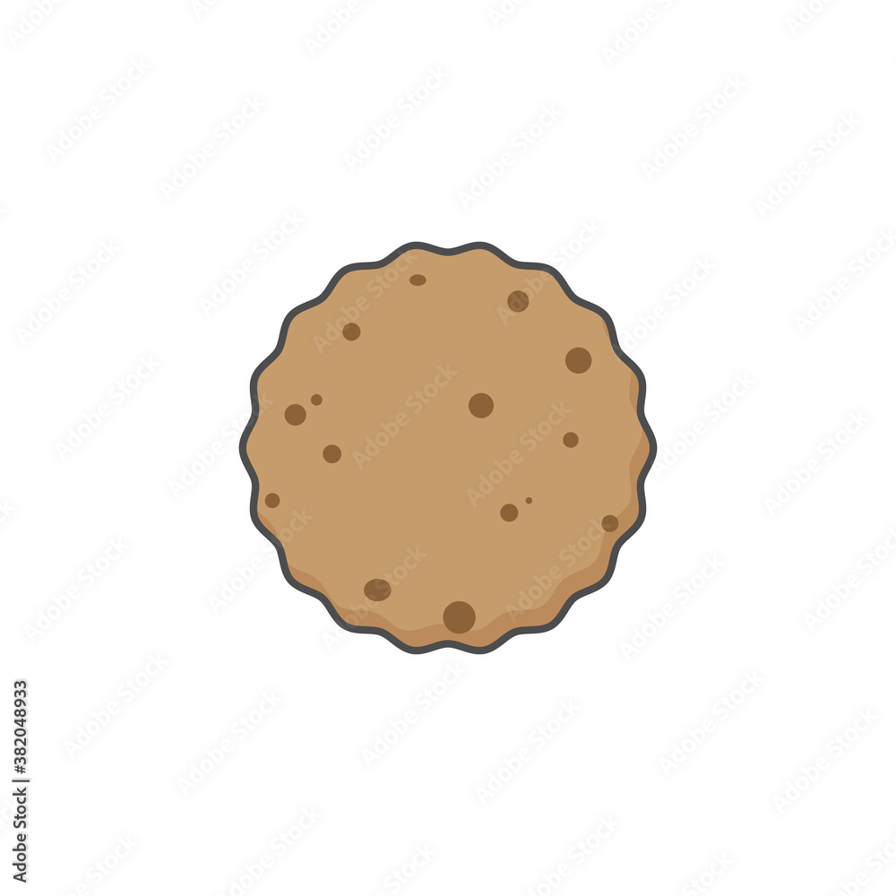 vector chocolate cookies illustration vector chocolate cookies illustration