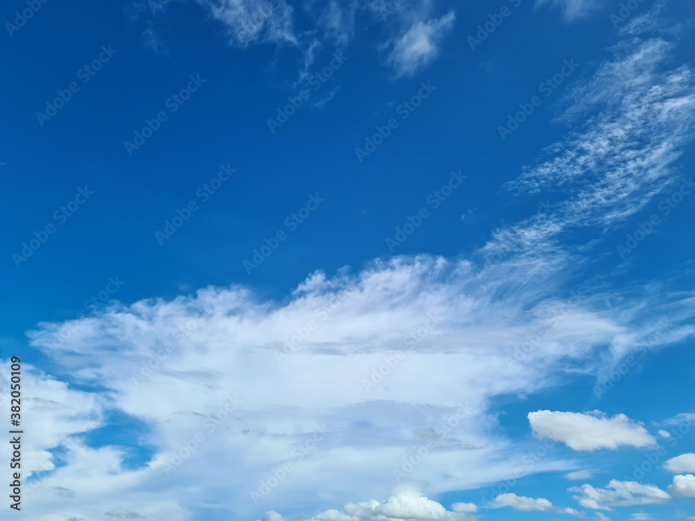 Blue sky and clouds background Blue sky and clouds background