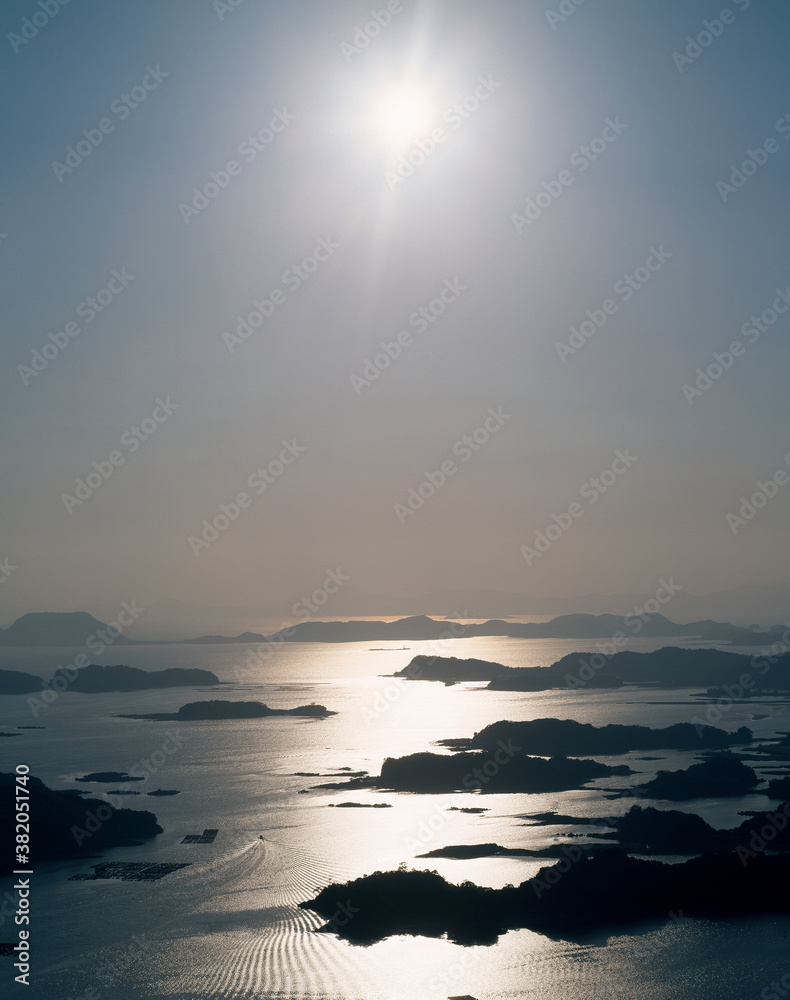 九十九島 夕景 九十九島 夕景
