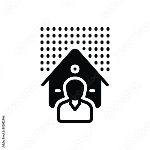 Black solid icon for bother