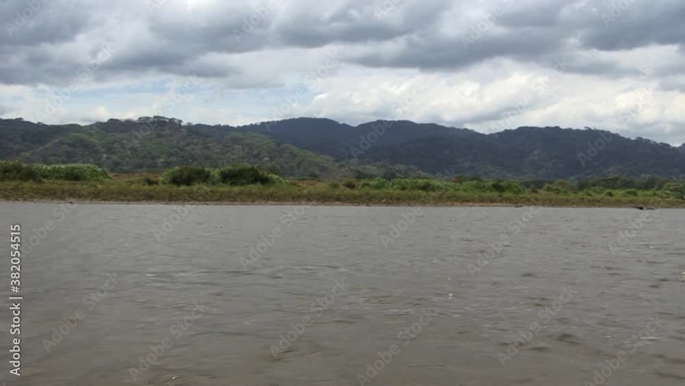 Beautiful landscape shot of the rain forest that surrounds Tarcoles River in Costa Rica. Beautiful landscape shot of the rain forest that surrounds Tarcoles River in Costa Rica.