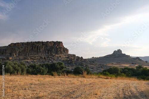 former habitat in Turkey; abandoned habitats, valleys, caves and underground cities photo