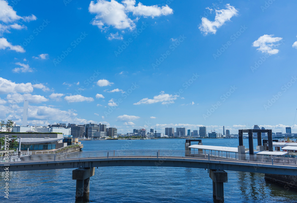 東京竹芝 小型船ターミナルの風景 東京竹芝 小型船ターミナルの風景