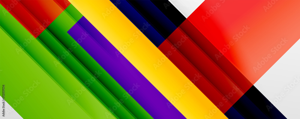 Geometric abstract backgrounds with shadow lines, modern forms, rectangles, squares and fluid gradients. Bright colorful stripes cool backdrops Geometric abstract backgrounds with shadow lines, modern forms, rectangles, squares and fluid gradients. Bright colorful stripes cool backdrops