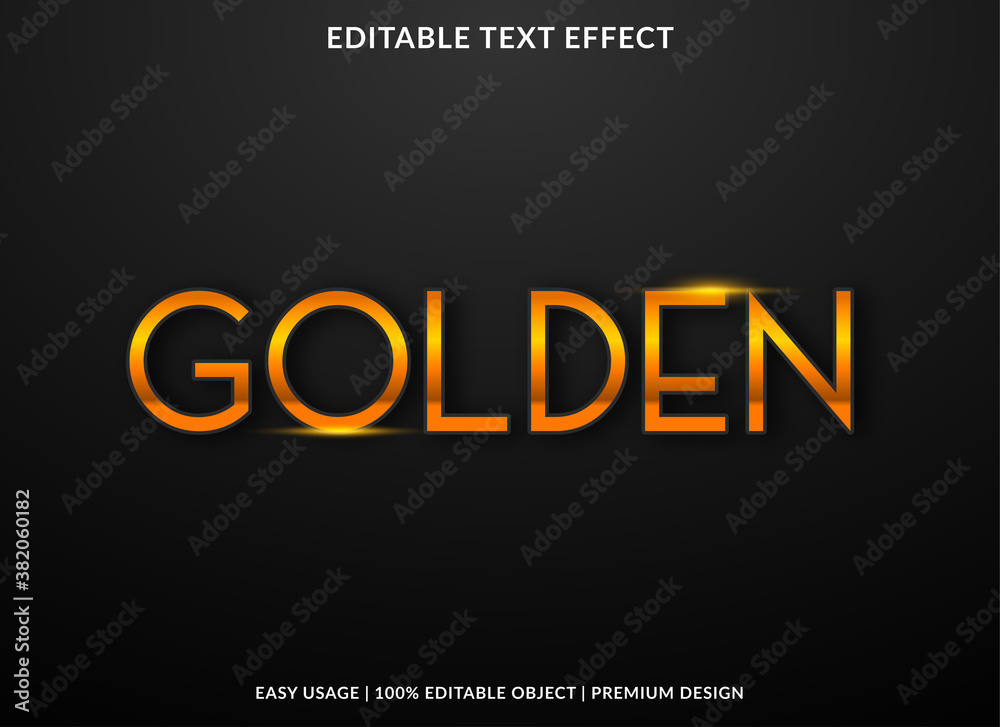 golden text effect template with minimalist and luxury style use for brand tagline or product logo golden text effect template with minimalist and luxury style use for brand tagline or product logo