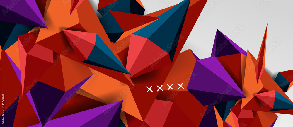 3d low poly abstract shape background vector illustration 3d low poly abstract shape background vector illustration