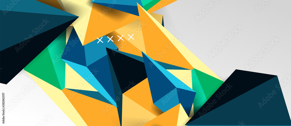 3d low poly abstract shape background vector illustration 3d low poly abstract shape background vector illustration