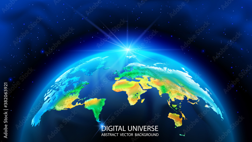 internet earth map