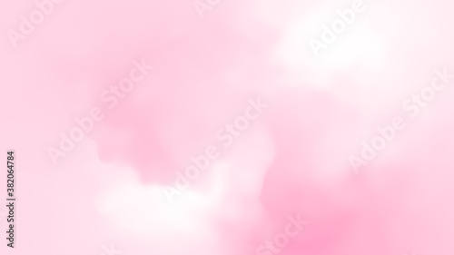 Abstract ping white soft cloud background in pastel colorful gradation. © MOMOSTOCK