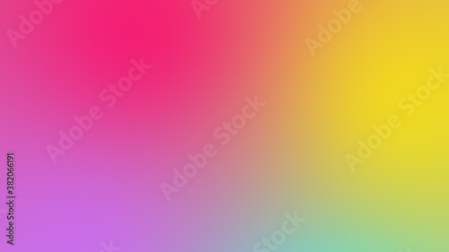 Abstract gradient green orange and purple soft colorful background. Modern horizontal design for mobile app.