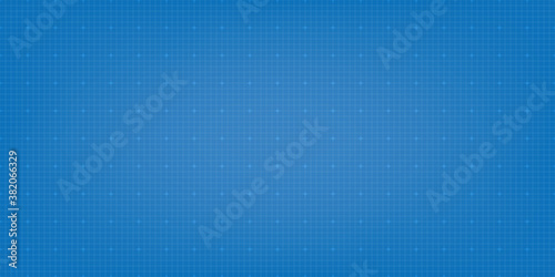 Blueprint digital paper background. Grid vector background