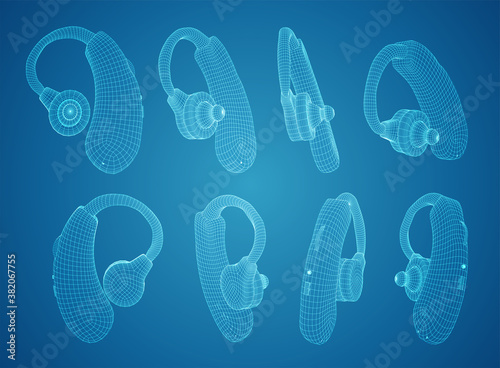 Vector hearing aid, hearing restoration, deaf care