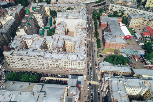 Aerial Townscape of Saint Petersburg City. Petrogradsky District photo