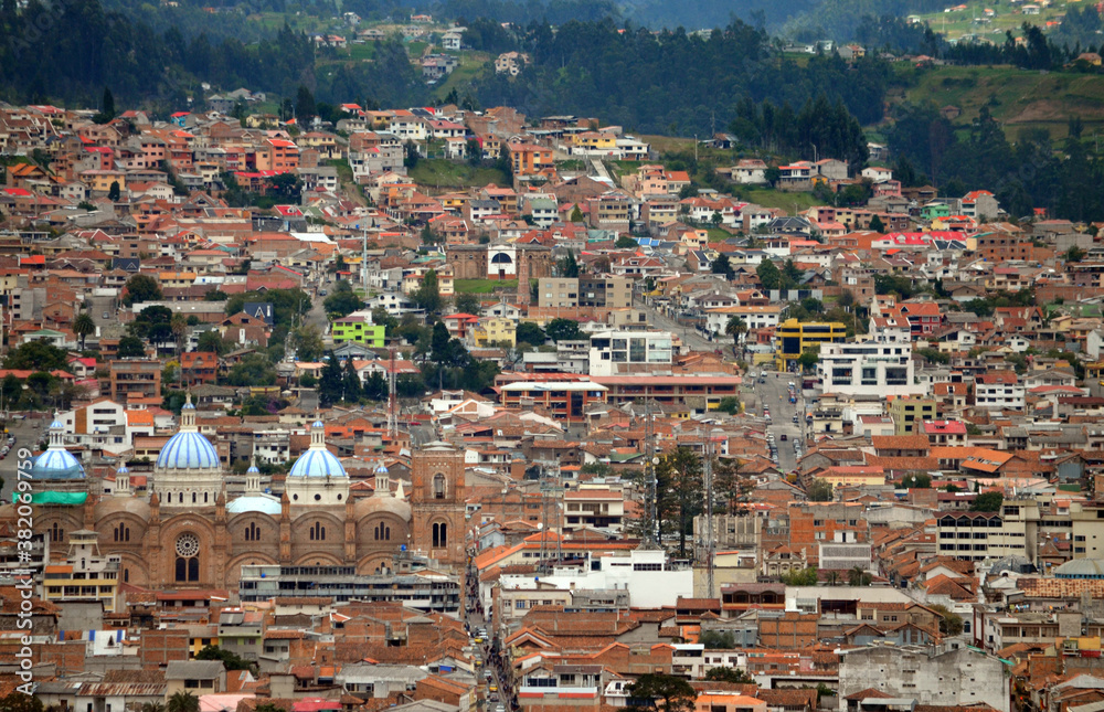Cuenca, Ecuador - View from Mirador de Turi