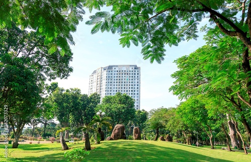 Landscape photo: Gia Dinh park in Ho Chi Minh City in the morning (Vietnam) © LE MINH TRI