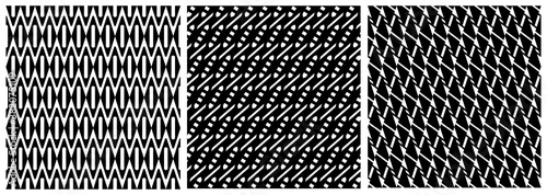 Black geometry seamless grid pattern on white background. Simple geometric motive for cloth, wrapping paper, cover design