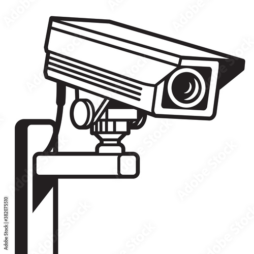 Surveillance CCTV video camera sign