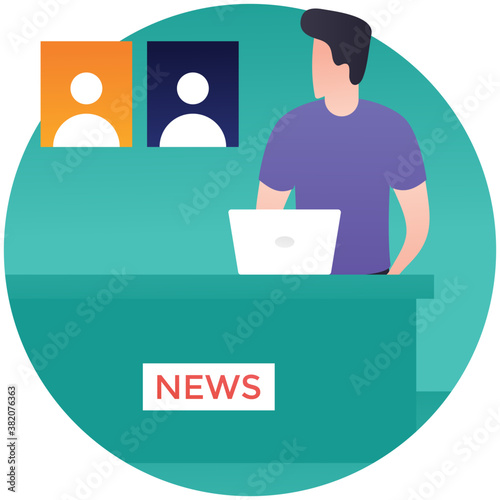 
Paper baptized with vote going inside a box denoting ballot box icon
