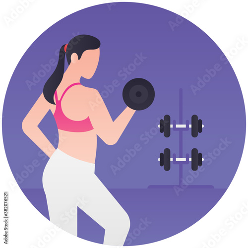 
Physical fitness illustration 
