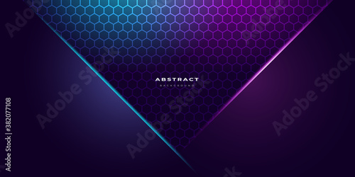 abstract neon dark gaming background 