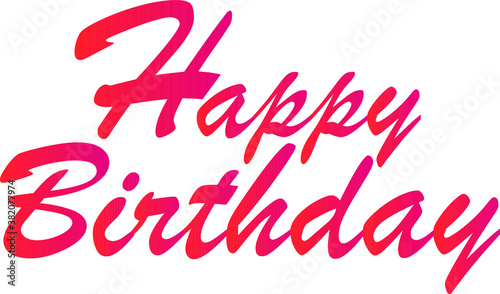 happy birthday card and ballons 