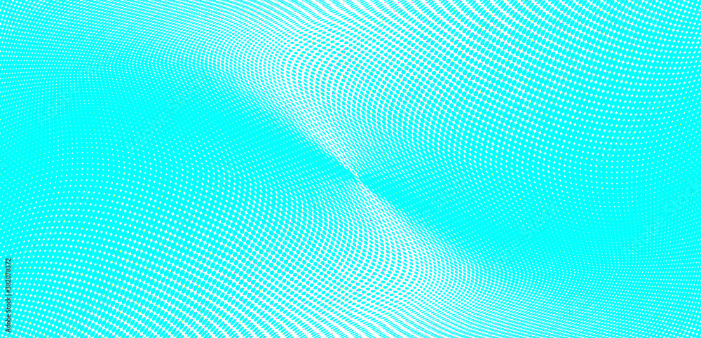Polka dot pop art halftone pattern. Blue dots on white background Polka dot pop art halftone pattern. Blue dots on white background