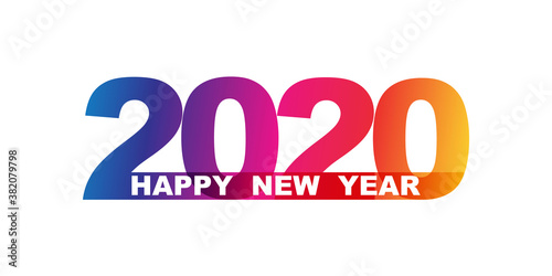 2021 Happy New Year Colorful background and christmas themed congratulations and cards.