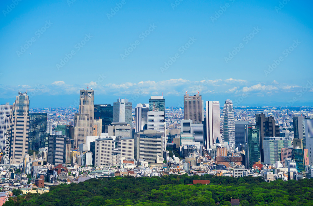 東京風景　2020年9月　新宿高層ビル群