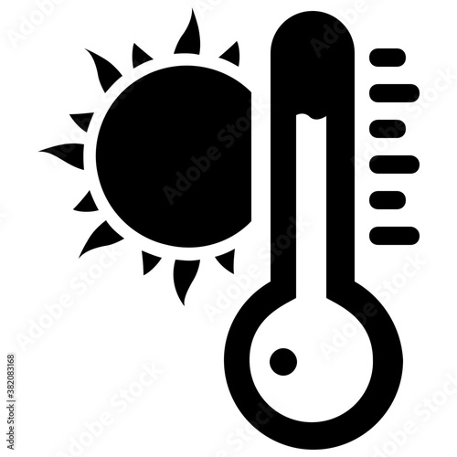 
A temperature measuring device is known as a thermometer 
