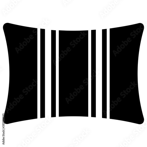 
A stuffed pillow for bedware 
