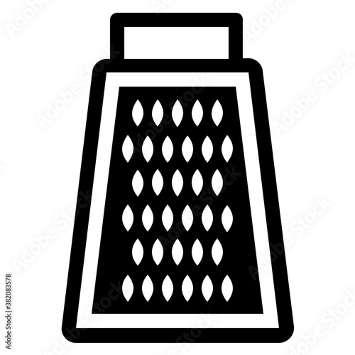 
A kitchen utensil used for crushing food into small pieces 
