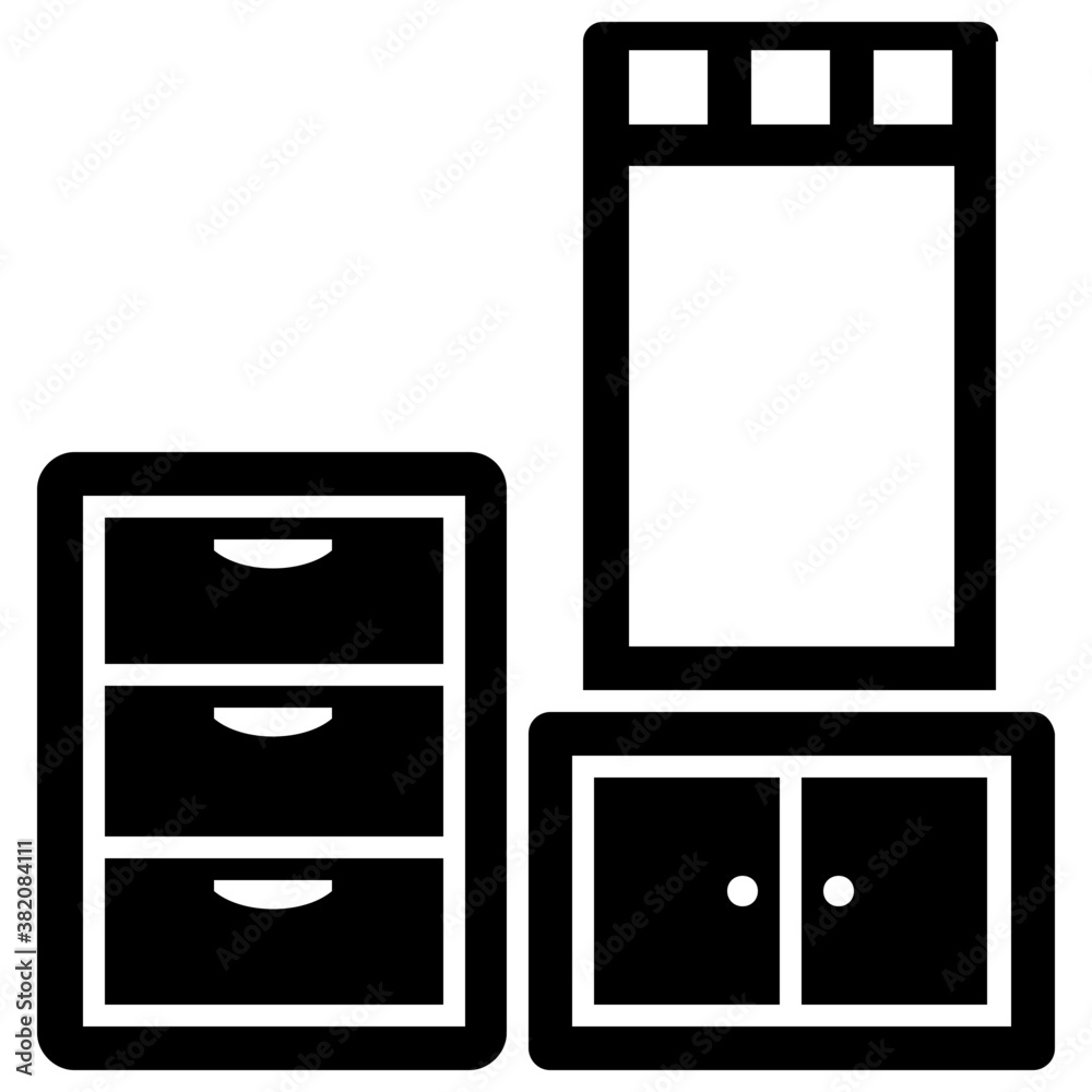 A dressing table with a mirror to get ready
A dressing table with a mirror to get ready