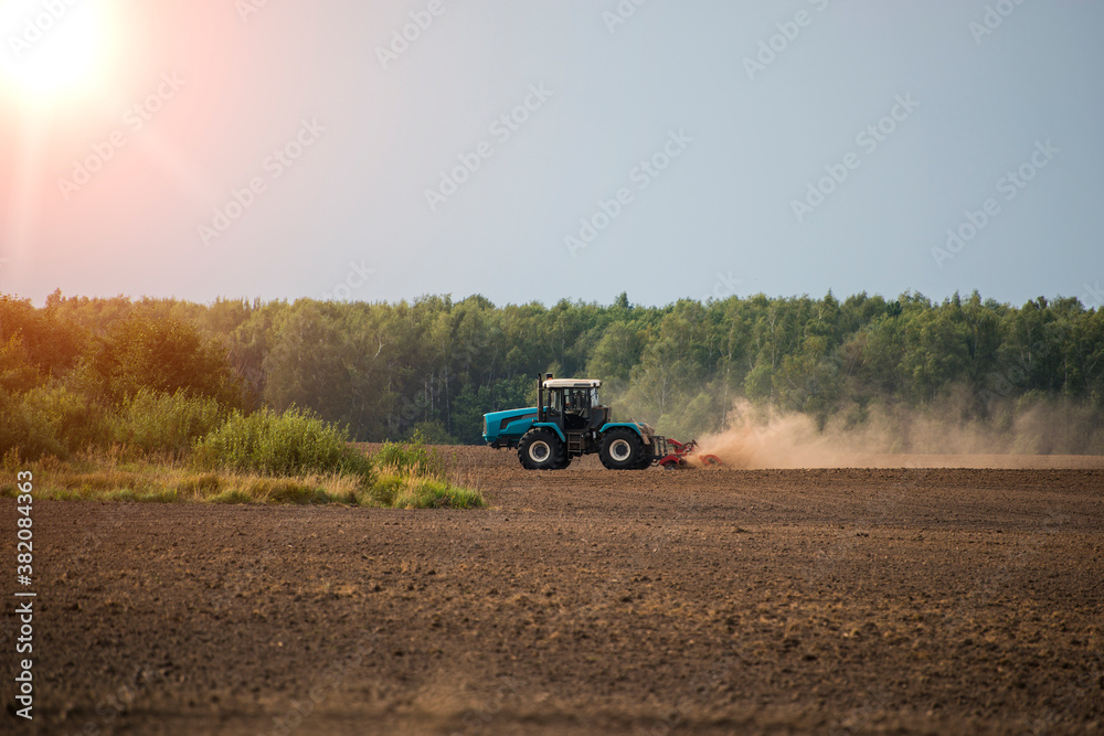 agricultural machines at work in the field agricultural machines at work in the field