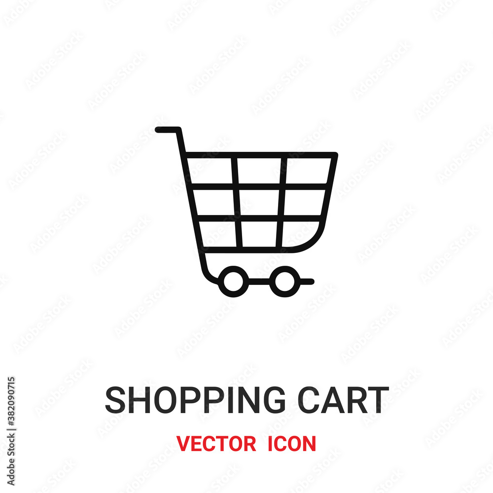 shopping cart icon vector symbol. shopping cart symbol icon vector for your design. Modern outline icon for your website and mobile app design. shopping cart icon vector symbol. shopping cart symbol icon vector for your design. Modern outline icon for your website and mobile app design.