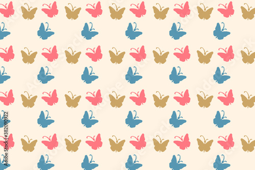 Beautiful butterfly pattern design. Suitable for wallpapers and backgrounds.