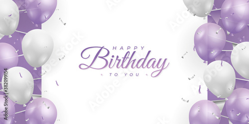 Canvas Print Happy Birthday