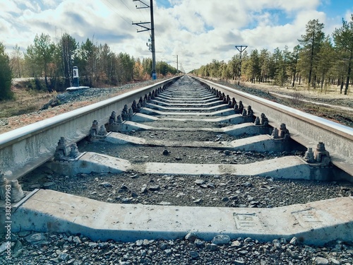 railway in the countryside