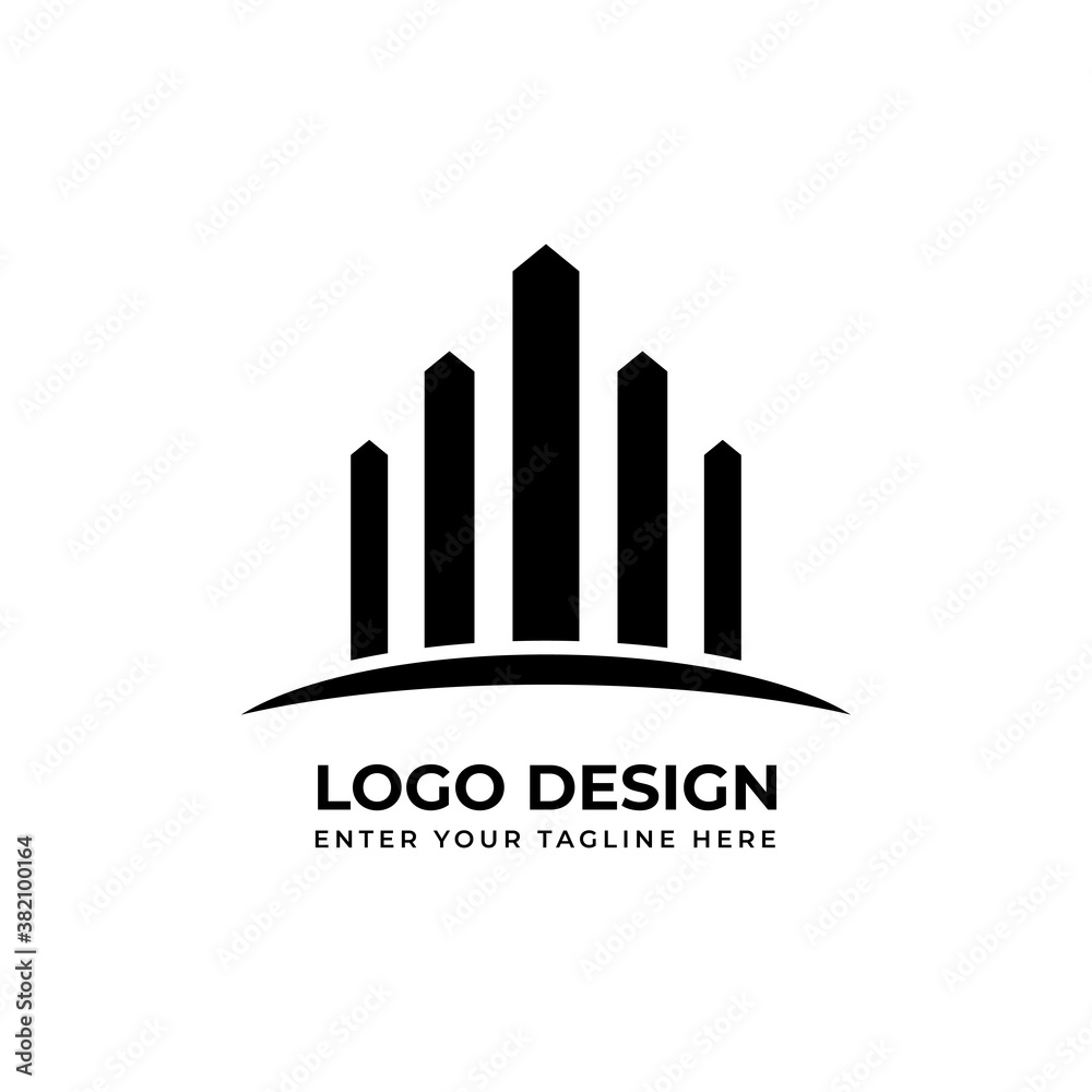 Building logo company. Logo vector for your business