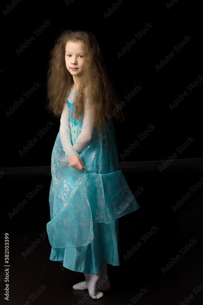 Beautiful Girl Wearing as Princess in Dress Beautiful Girl Wearing as Princess in Dress