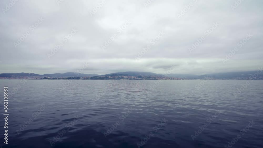 View to Islas Cies, Galacia, Spain View to Islas Cies, Galacia, Spain