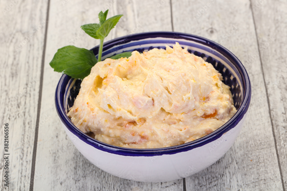 Curd with dry apricot Curd with dry apricot