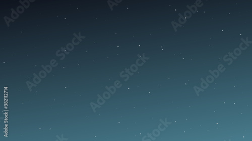 Night sky with many stars